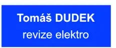 Logo Tomáš Dudek – revize elektro