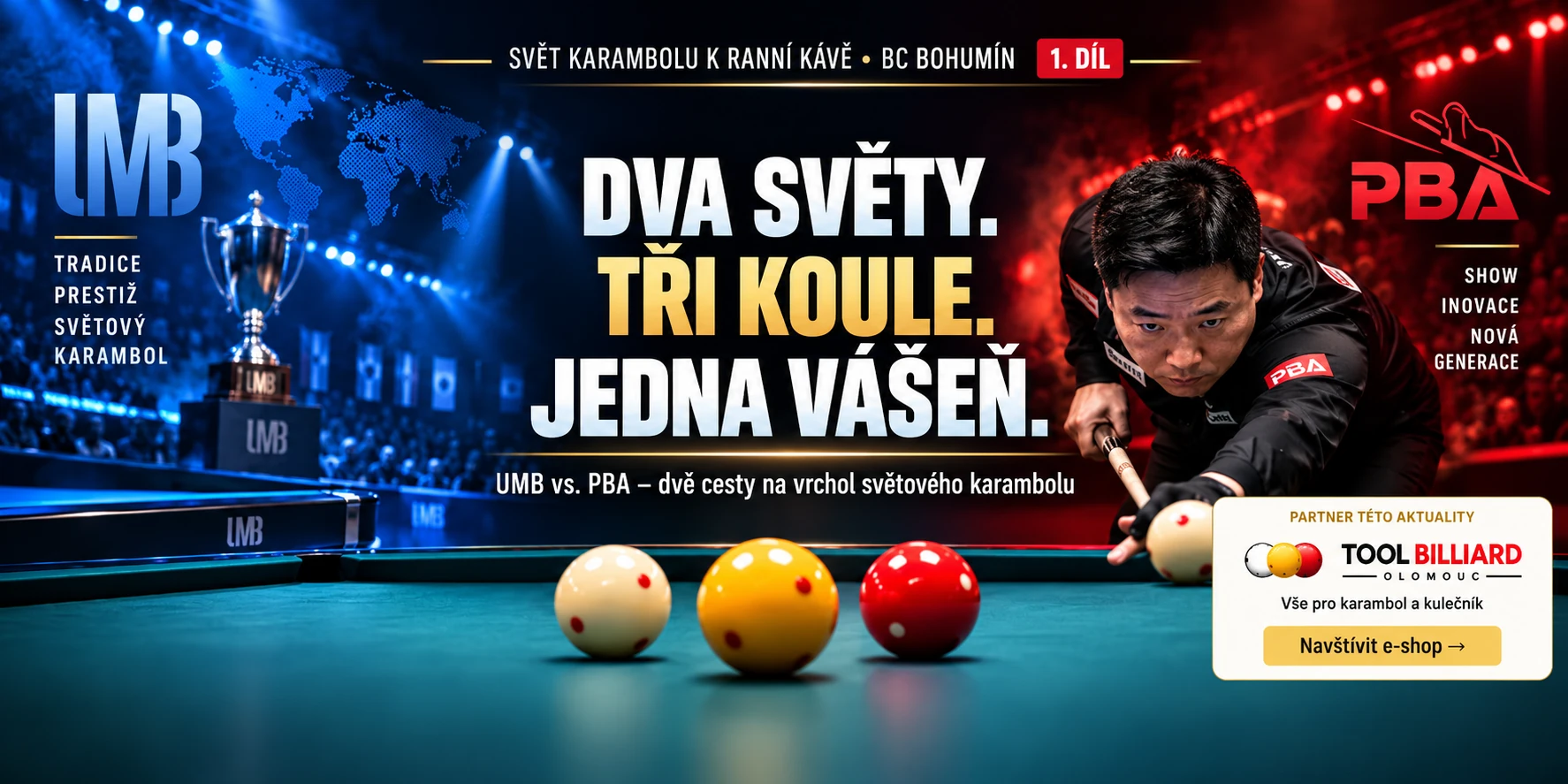 Dva světy, tři koule, jedna vášeň. Srovnání UMB a PBA Tour